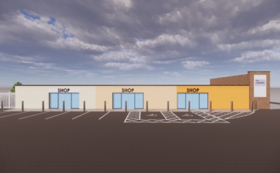 Wolverhampton, Oxley, 492 Stafford Road (3 New Retail Units)